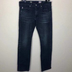 AG Adriano Goldschmied Matchbox Slim Straight Dark Wash Jeans 29R